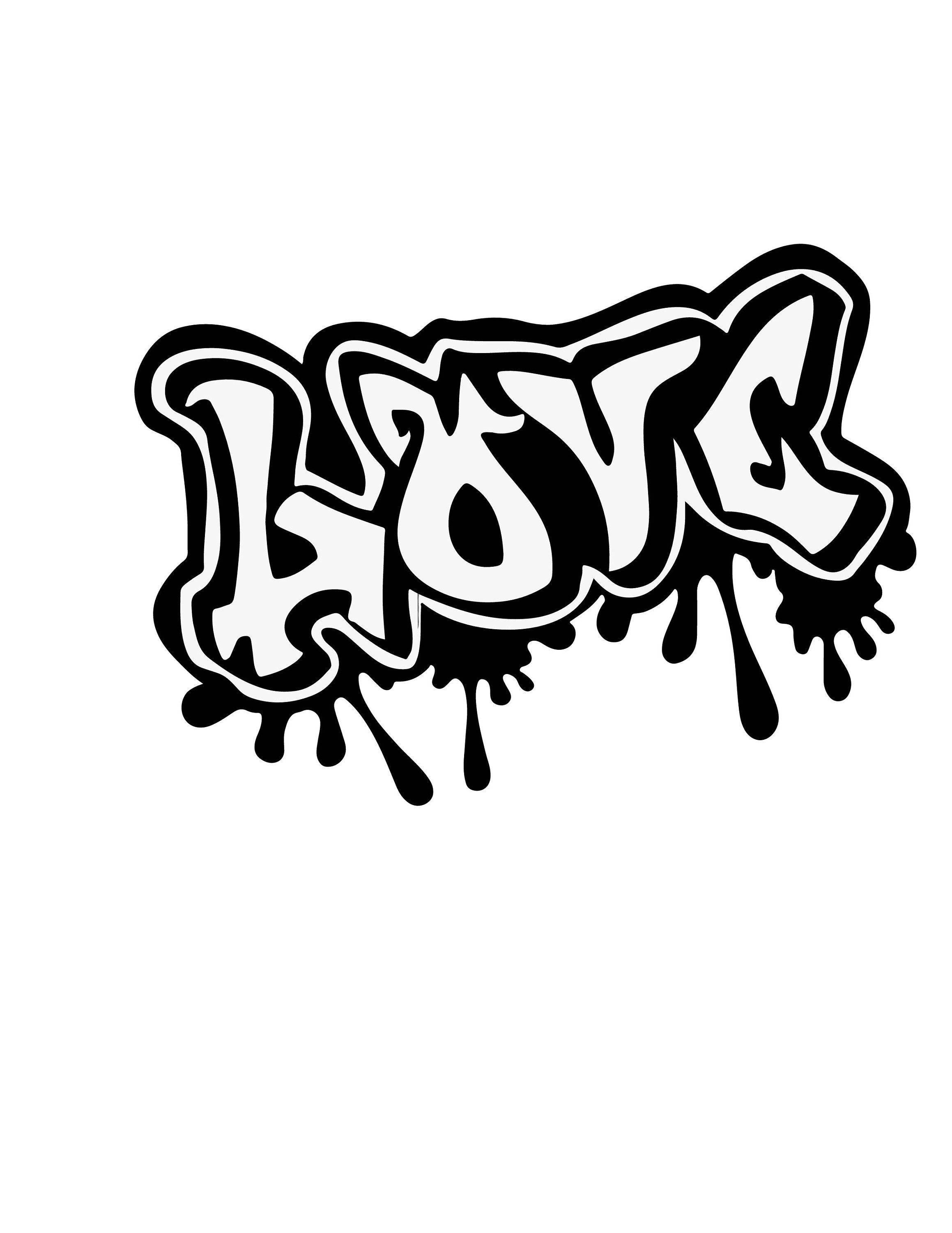 Detail Huruf Grafiti R Nomer 39