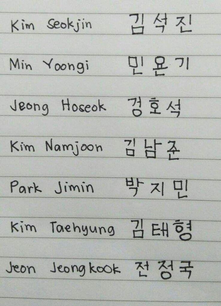 Detail Huruf Hangul Kim Taehyung Nomer 3