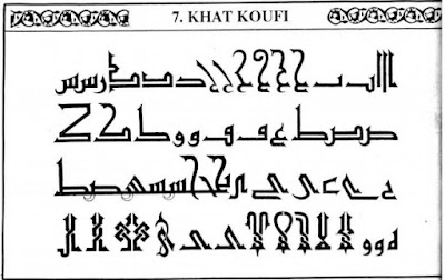 Detail Huruf Hijaiyah Kaligrafi Nomer 27