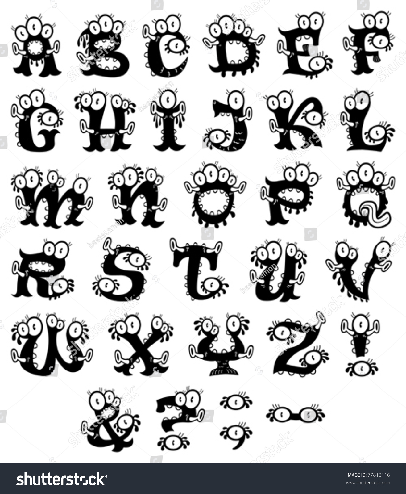 Detail Huruf Huruf Alfabet Nomer 16