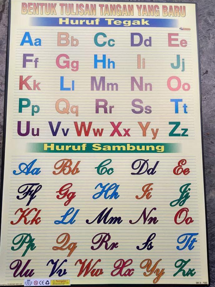 Detail Huruf L Besar Latin Nomer 4