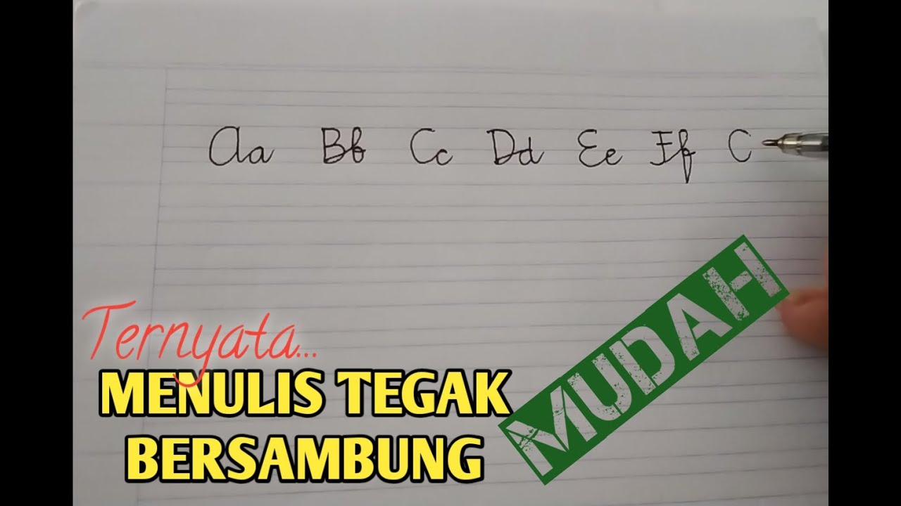 Detail Huruf Sambung A Z Nomer 30