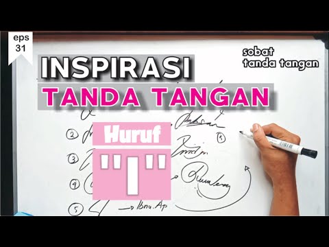 Detail Huruf Tanda Tangan Nomer 38