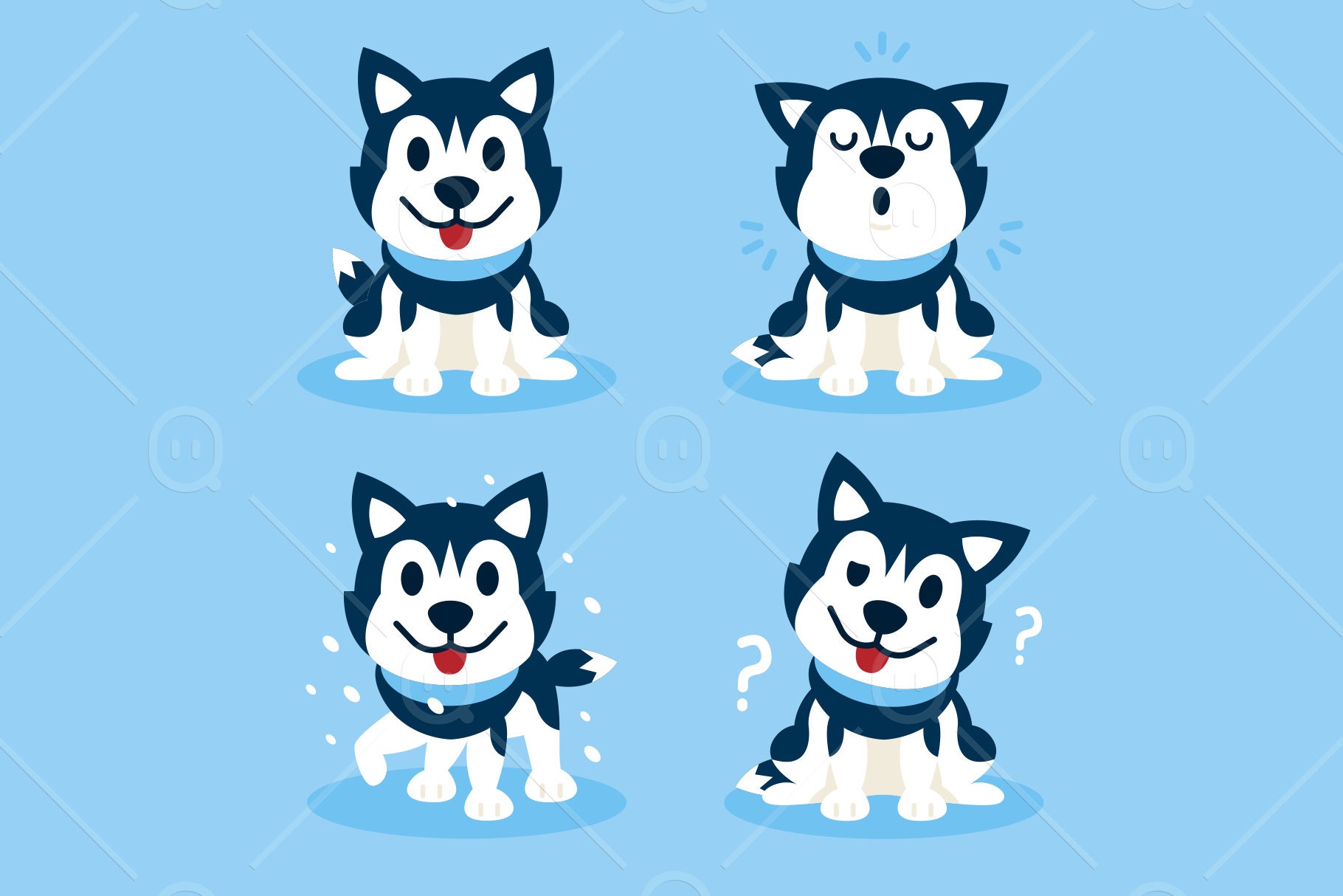 Detail Huskies Clipart Nomer 21