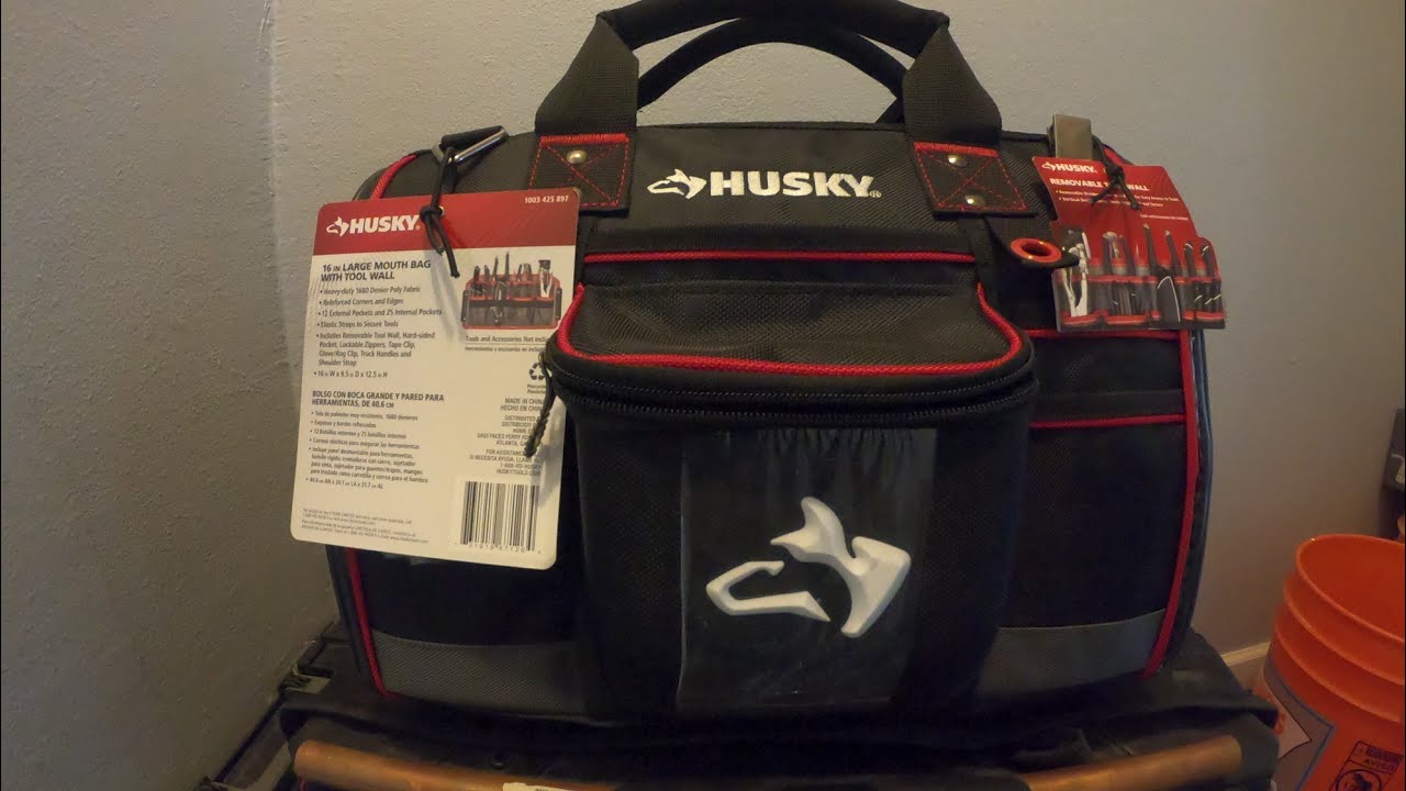 Detail Husky 14 In Large Mouth Tool Bag Nomer 36