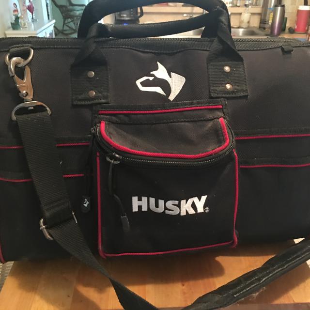 Detail Husky 18 In Large Mouth Tool Bag With Tool Wall Nomer 32