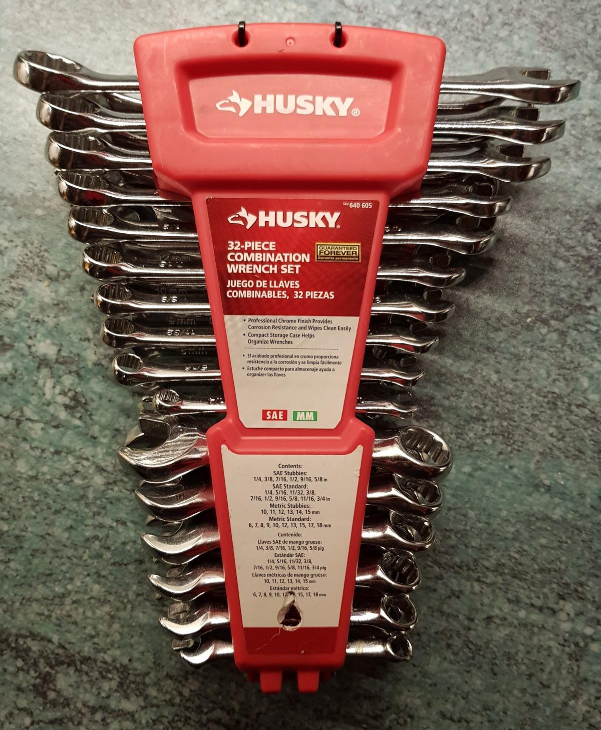 Detail Husky 32 Piece Wrench Set Nomer 40