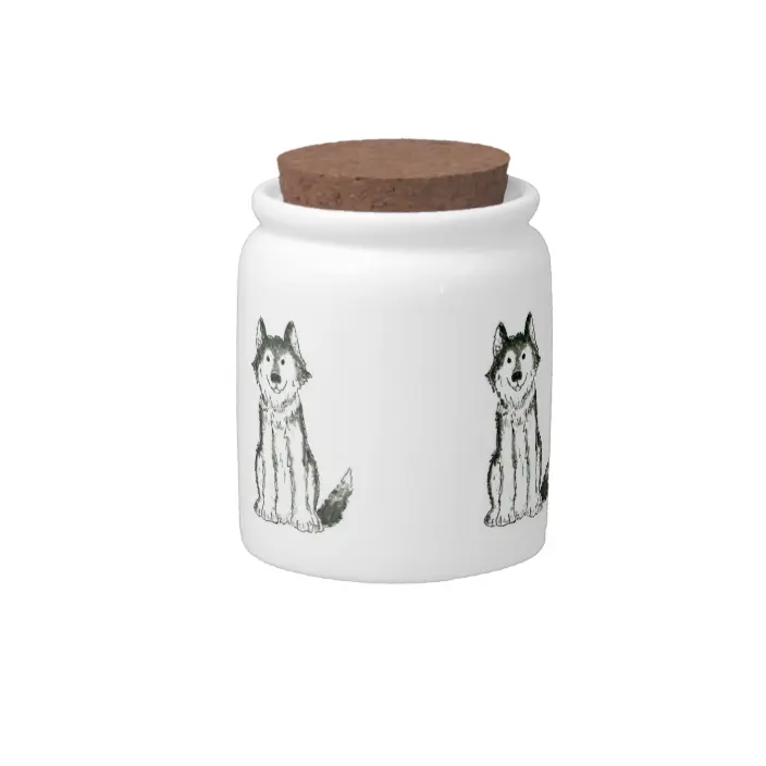 Detail Husky Cookie Jar Nomer 5