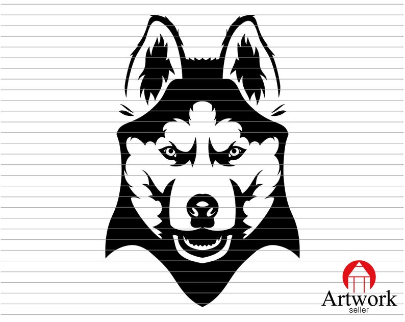 Detail Husky Face Clipart Nomer 23