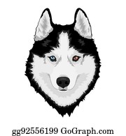 Detail Husky Face Clipart Nomer 6