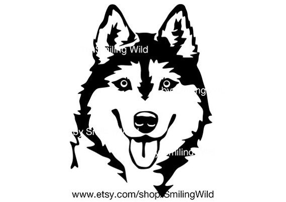 Detail Husky Face Clipart Nomer 44