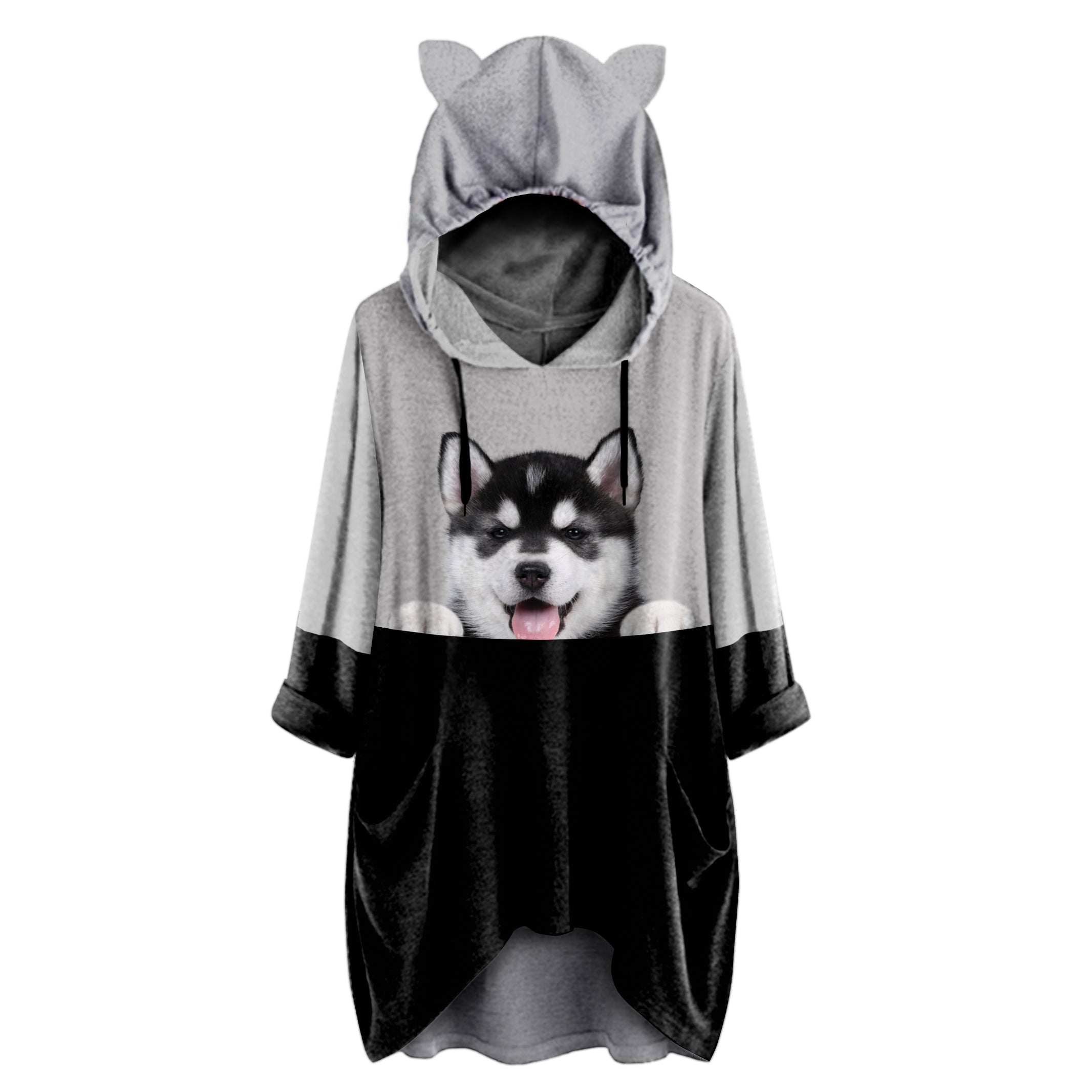 Detail Husky Hoodie With Ears Nomer 31