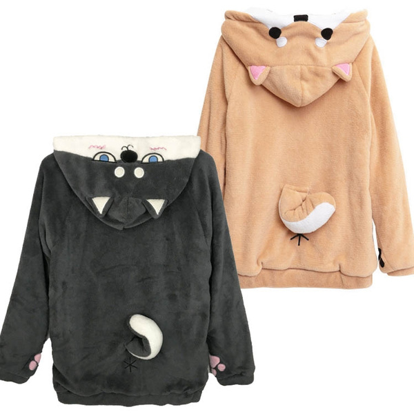 Detail Husky Hoodie With Ears Nomer 10