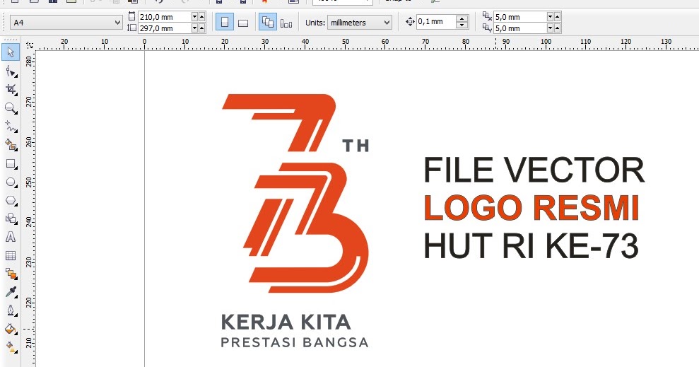 Detail Hut Ri 73 Vector Nomer 27