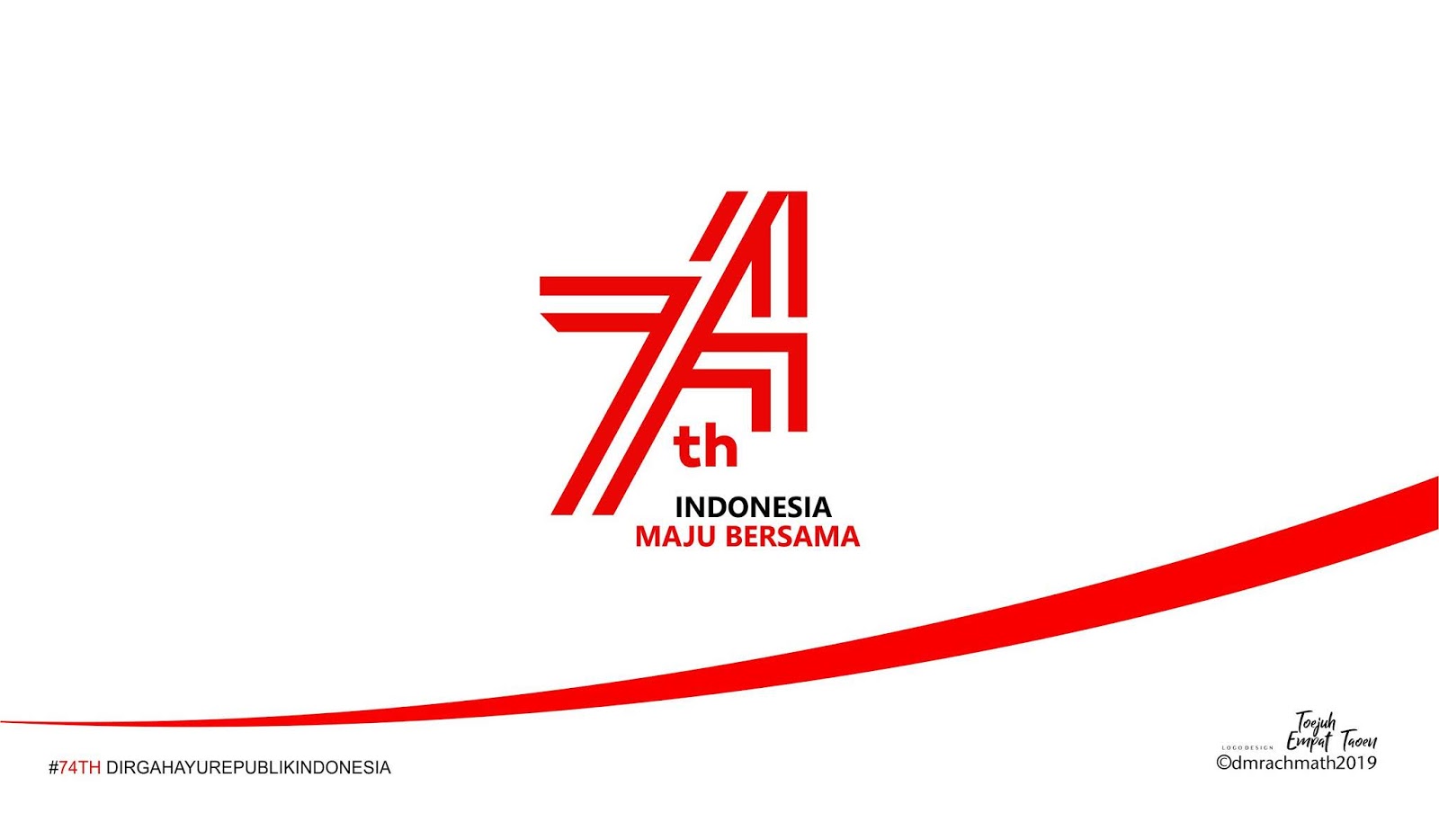 Detail Hut Ri 74 Logo Resmi Nomer 21