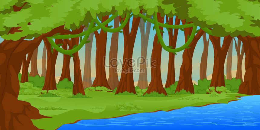 Detail Hutan Gambar Pemandangan Nomer 35