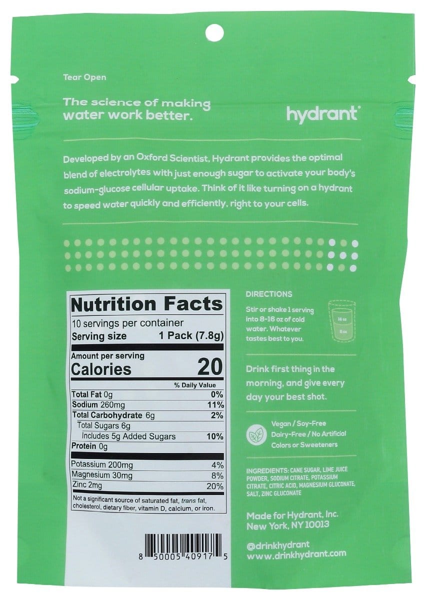 Detail Hydrant Lime Nomer 52