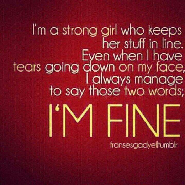 I Am Fine Quotes - KibrisPDR