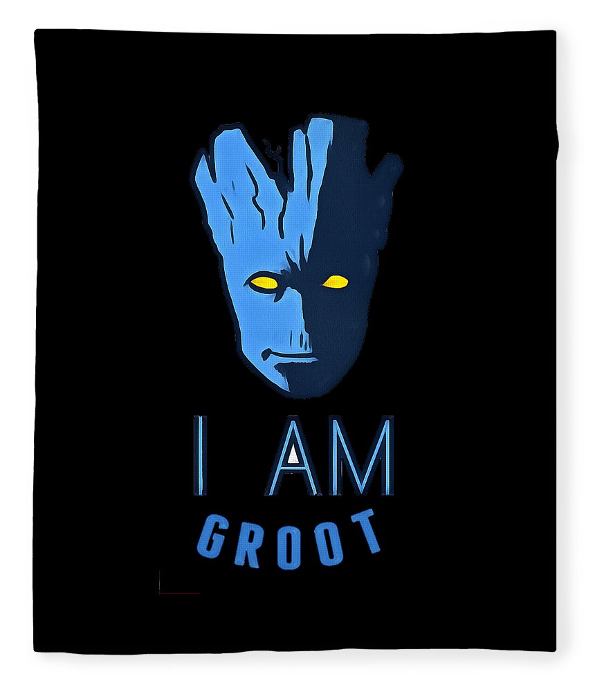 Detail I Am Groot Blanket Nomer 6