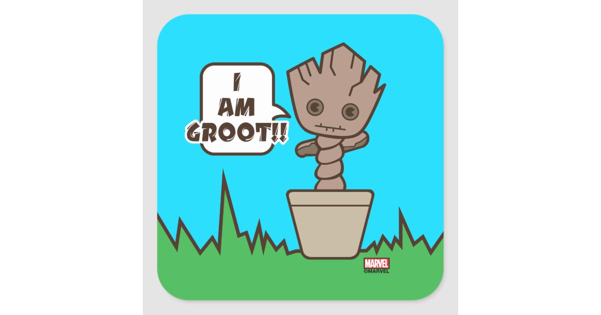 Detail I Am Groot Sticker Nomer 33