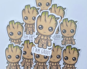 Detail I Am Groot Sticker Nomer 50