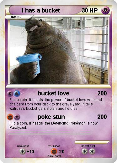 Detail I Have A Bucket Walrus Nomer 31