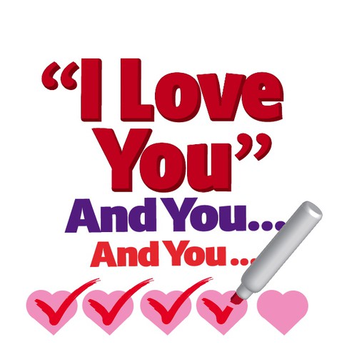 Detail I Love You Logo Nomer 30