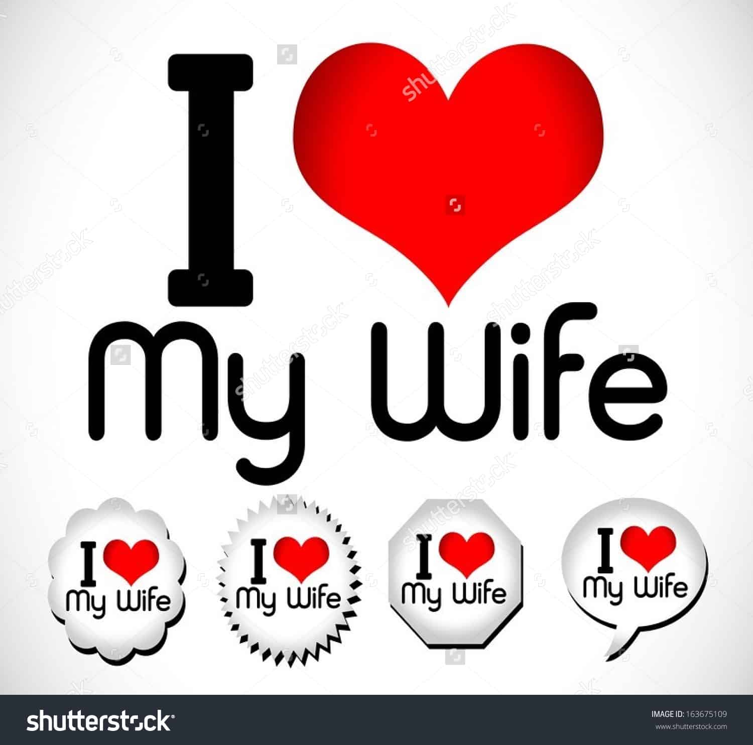 Detail I Love You My Wife Nomer 18