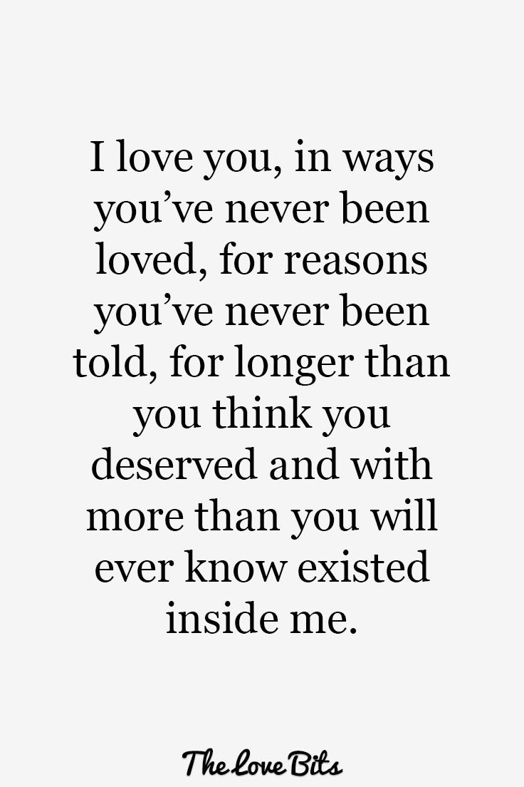 I Love You To The Fullest Quotes - KibrisPDR