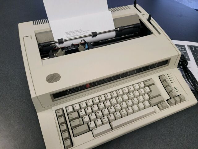 Detail Ibm Electronic Typewriter Nomer 32