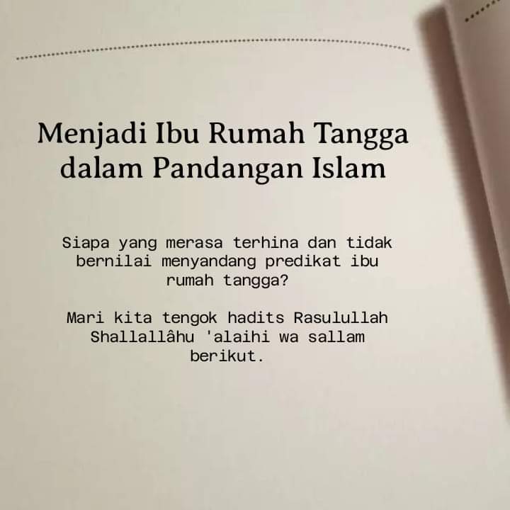 Detail Ibu Rumah Tangga Dalam Islam Nomer 19