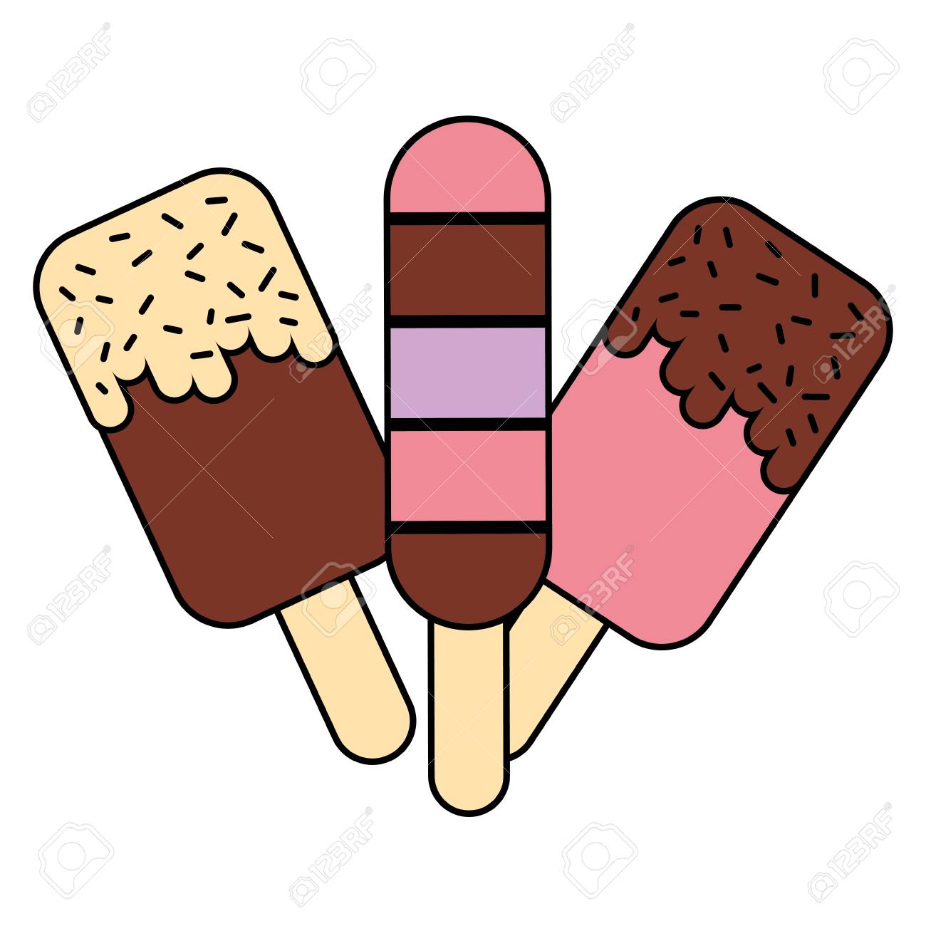 Ice Cream Bar Clipart - KibrisPDR