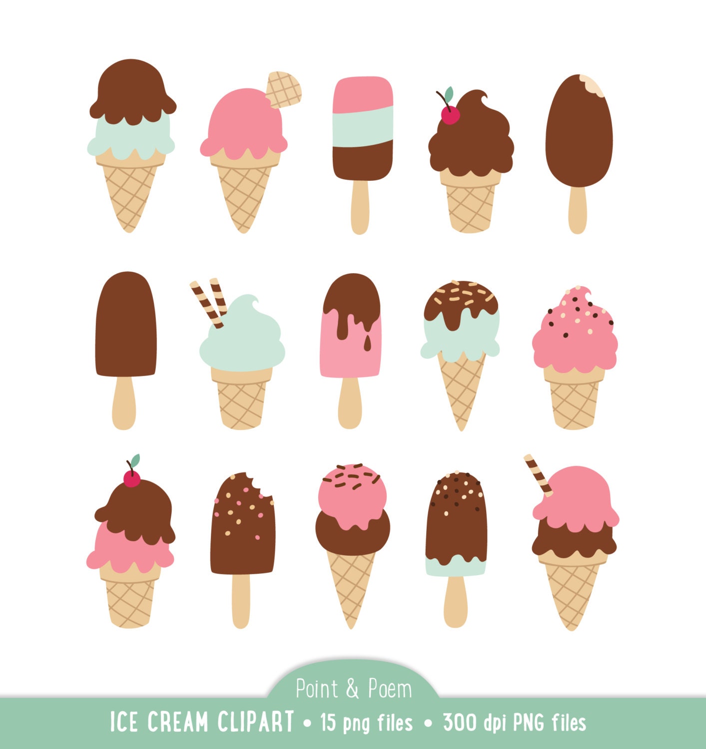 Detail Ice Cream Cone Clipart Nomer 39