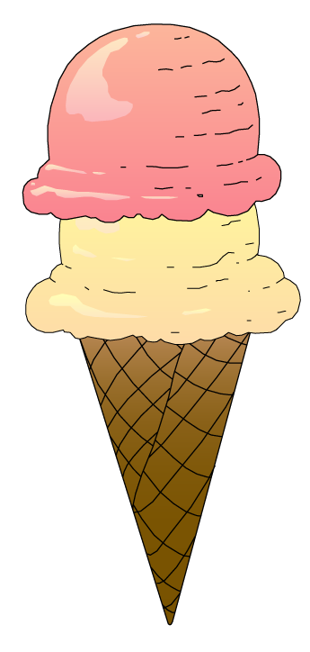 Detail Ice Cream Cone Clipart Nomer 43