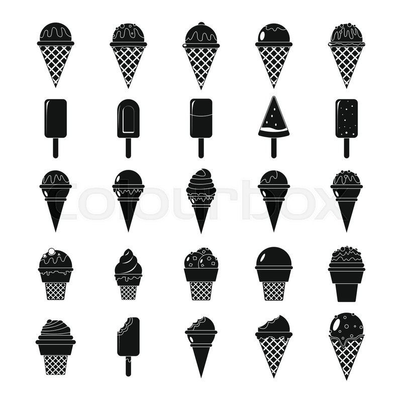 Detail Ice Cream Cone Silhouette Nomer 4