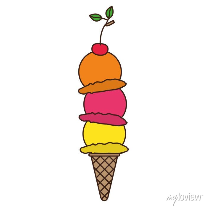 Detail Ice Cream Cone Silhouette Nomer 39