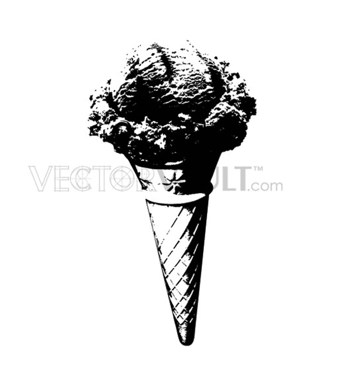 Detail Ice Cream Cone Silhouette Nomer 45
