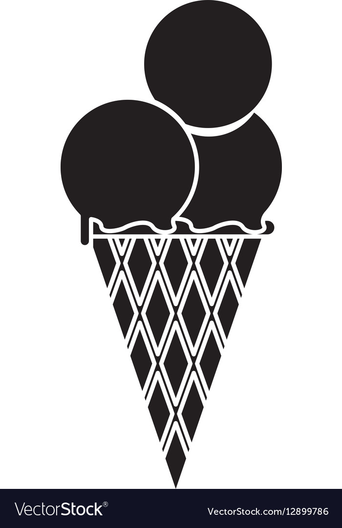 Detail Ice Cream Cone Silhouette Nomer 6