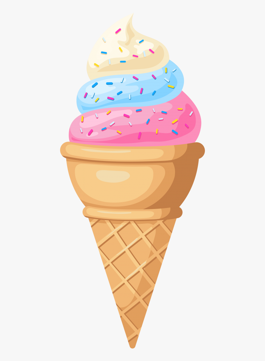 Detail Ice Cream Cone Transparent Background Nomer 12