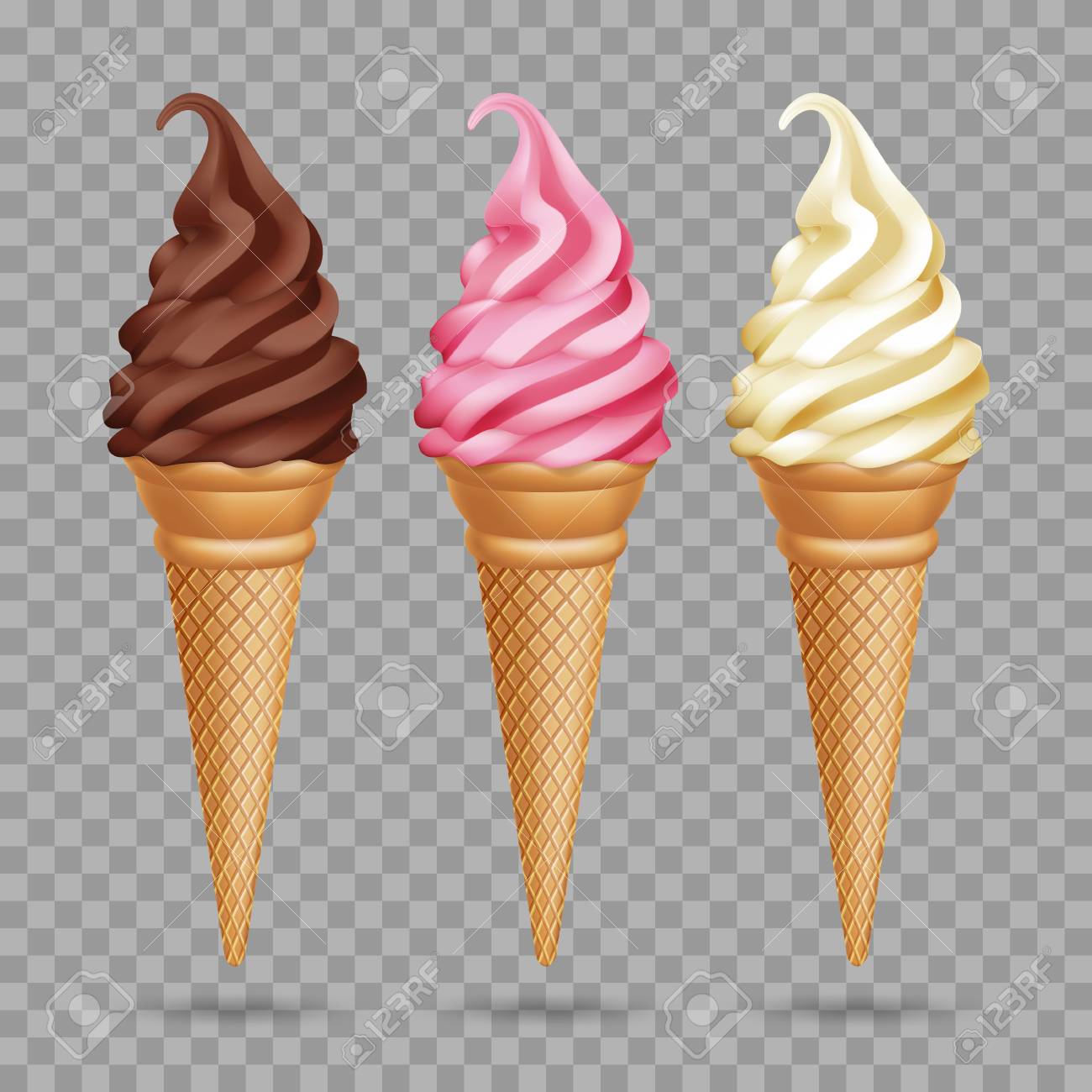 Detail Ice Cream Cone Transparent Background Nomer 41
