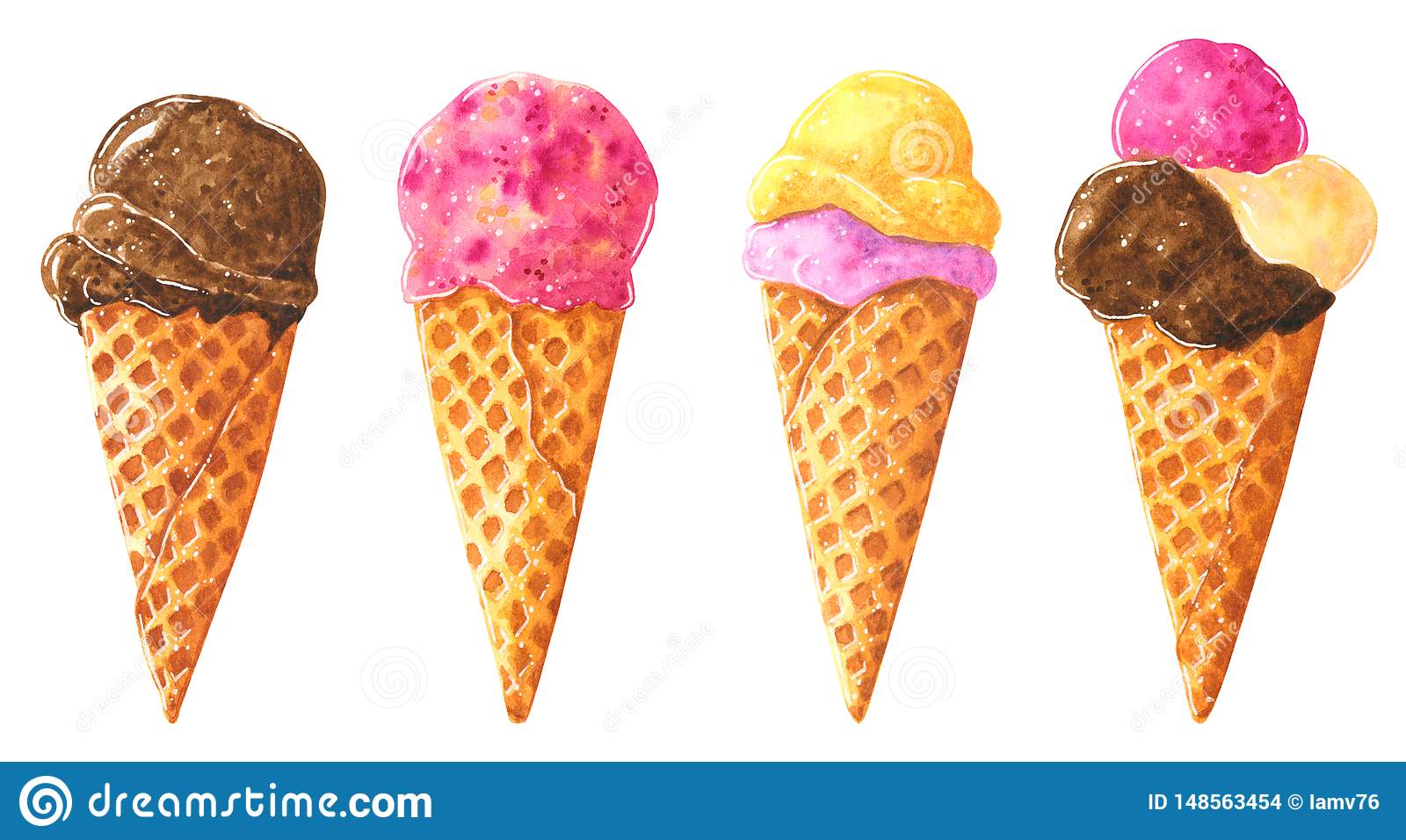 Detail Ice Cream Cones Clipart Nomer 16