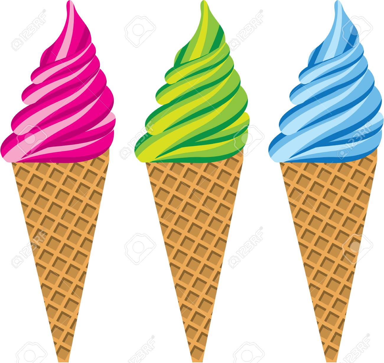 Detail Ice Cream Cones Clipart Nomer 43