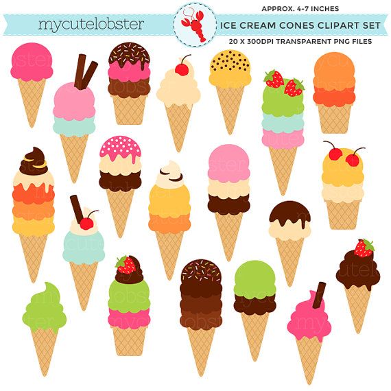 Detail Ice Cream Cones Clipart Nomer 53