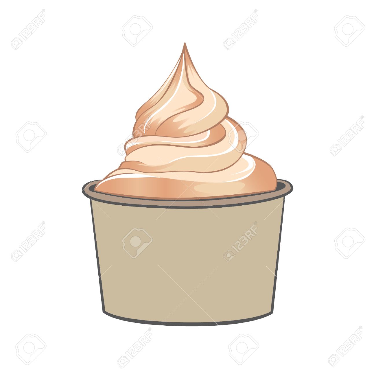 Detail Ice Cream In A Cup Clipart Nomer 13