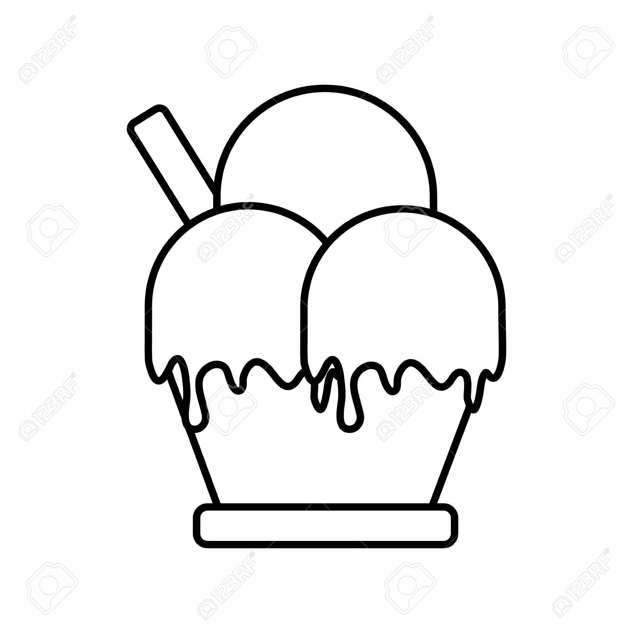 Detail Ice Cream In A Cup Clipart Nomer 31