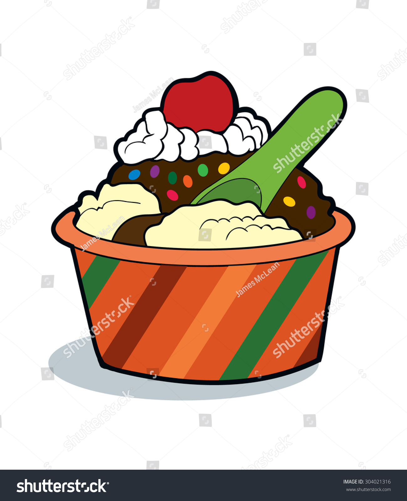 Detail Ice Cream In A Cup Clipart Nomer 46