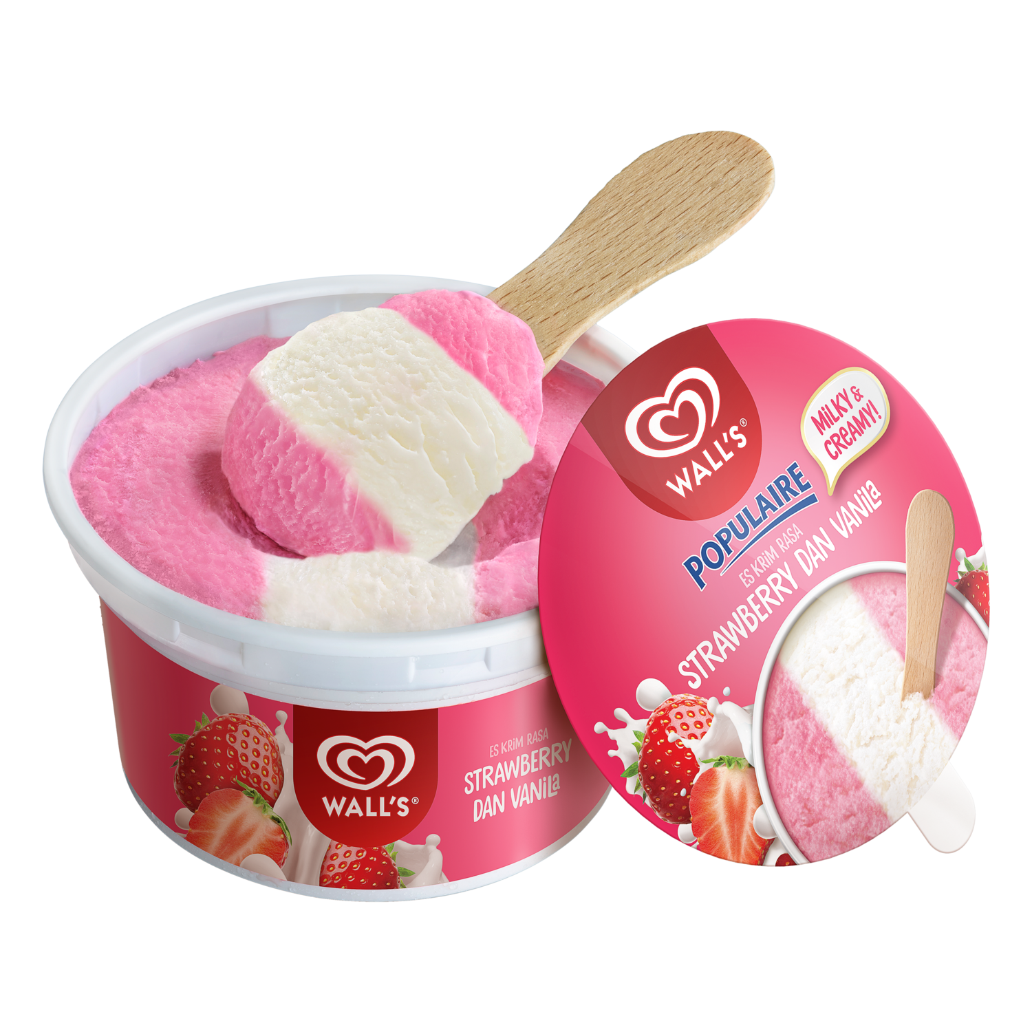 Ice Cream Rasa Strawberry - KibrisPDR