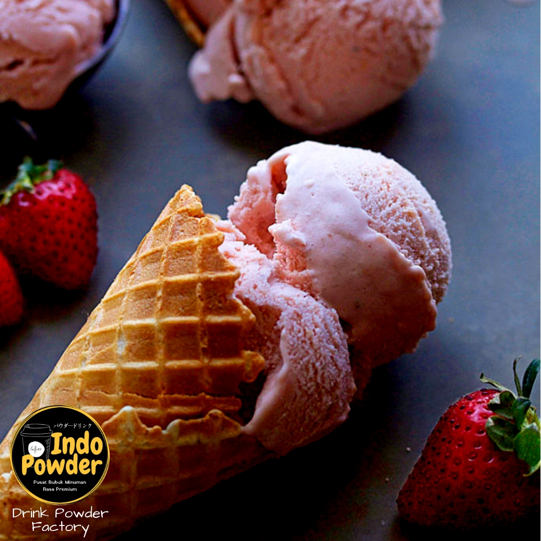 Detail Ice Cream Rasa Strawberry Nomer 30