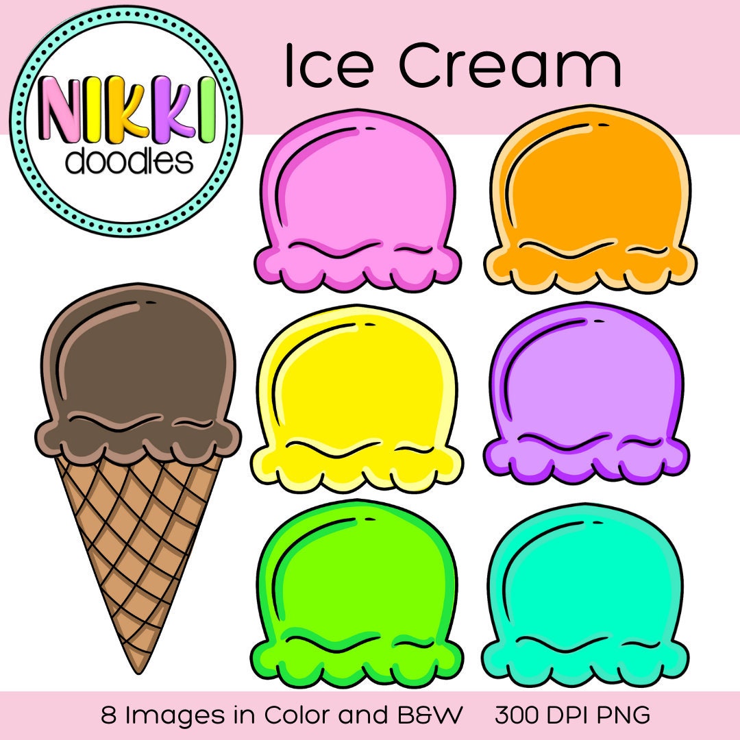 Detail Ice Cream Scoop Clipart Nomer 3