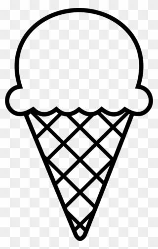 Detail Ice Cream Scoop Clipart Black And White Nomer 7